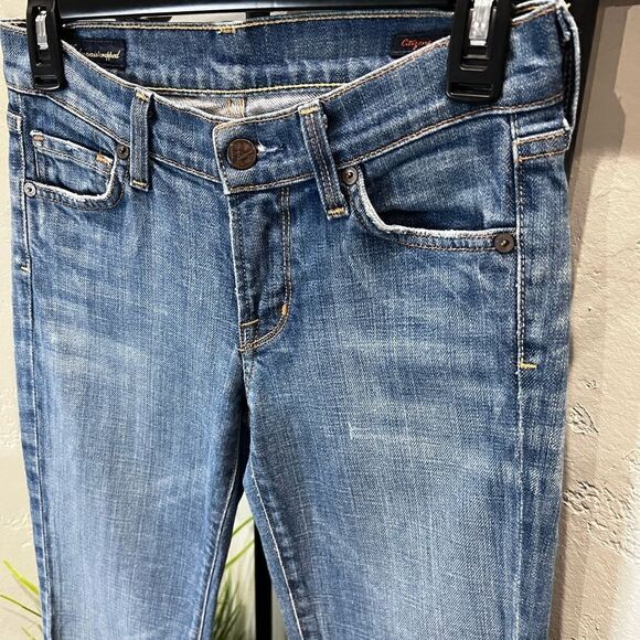 Citizens of humanity Kelly #063 low waist cropped jeans Y2K size 25 - Picture 8 of 16